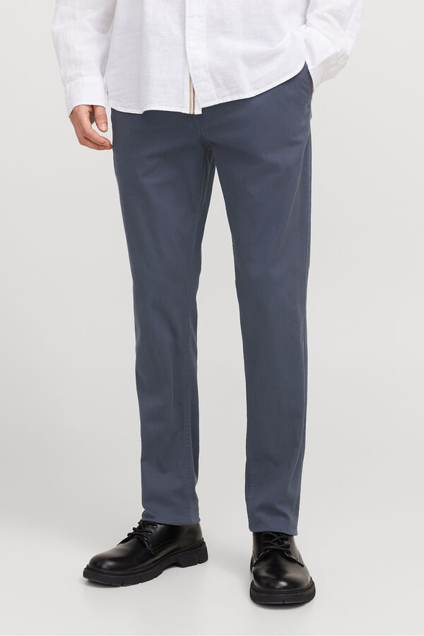 Jack & Jones Calças chino slim fit azul