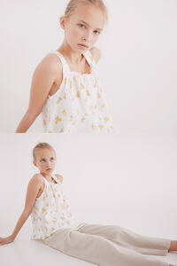 Springfield Kids Top limão para meninas