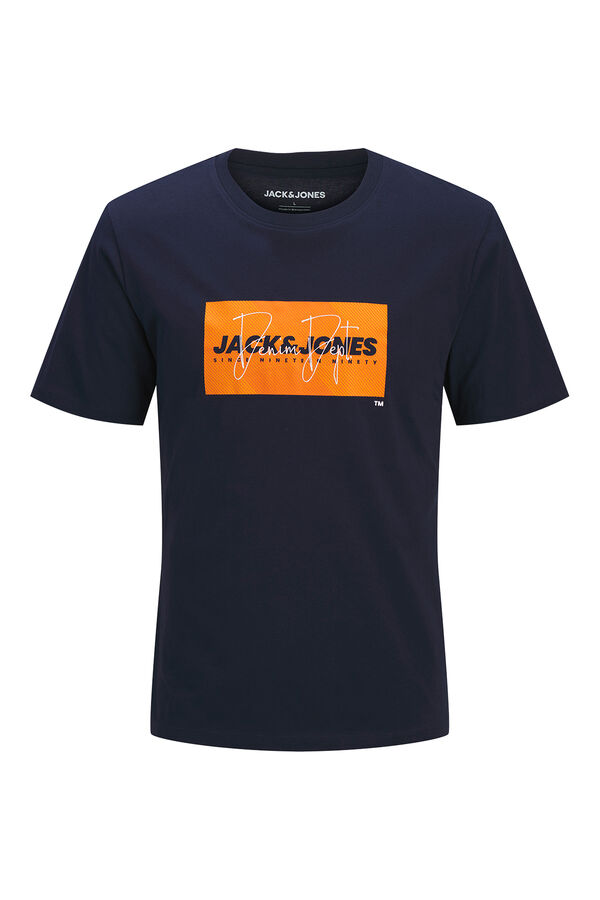 Jack & Jones PLUS T-shirt logo azul