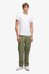 Superdry Cal&ccedil;a comprida cargo verde