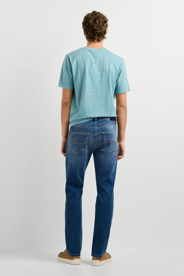 Pepe Jeans Cal&ccedil;as jeans retas azul