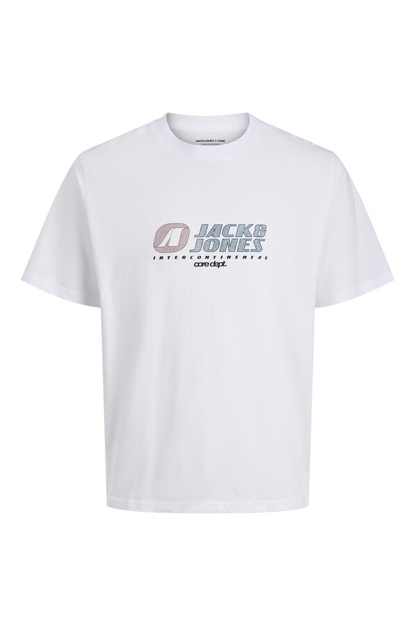 Jack & Jones T-shirt regular fit branco