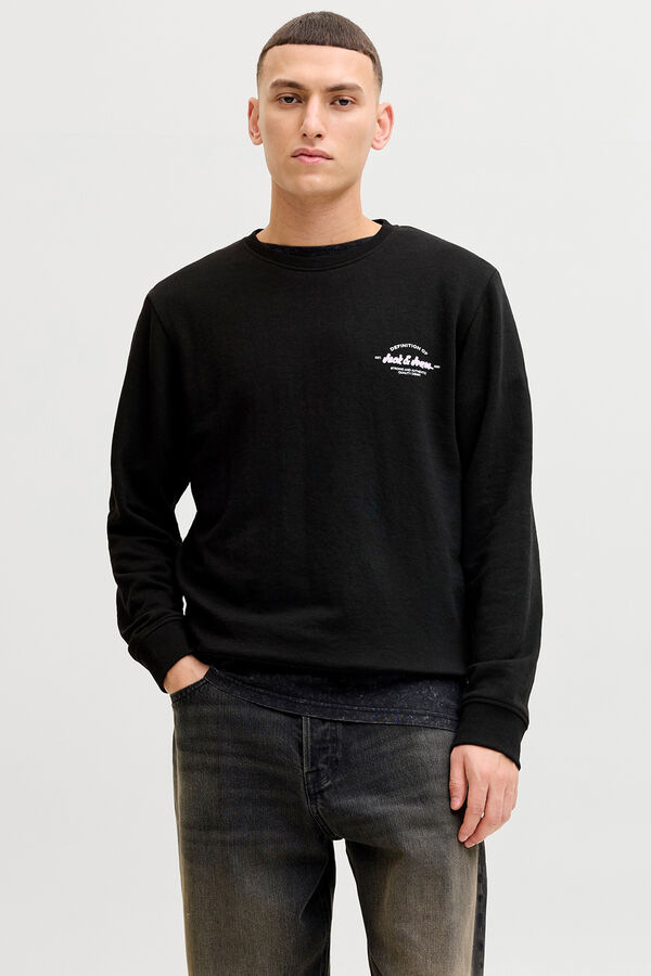 Jack & Jones Pacote com 2 moletons b&aacute;sicos preto