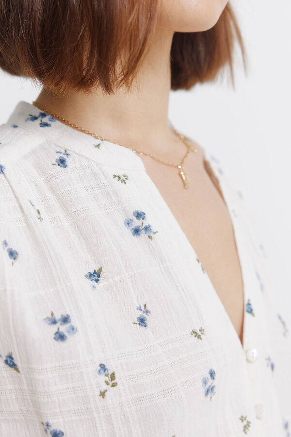 Springfield Blusa manga comprida bege