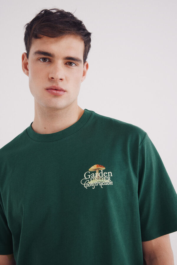Springfield camiseta de jardim verde