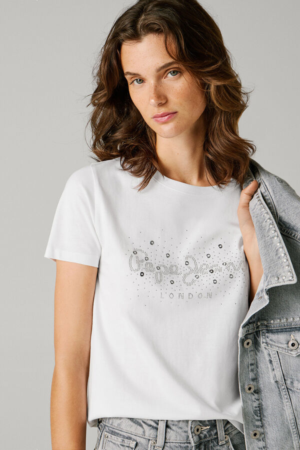 Pepe Jeans Camisola de manga curta branco
