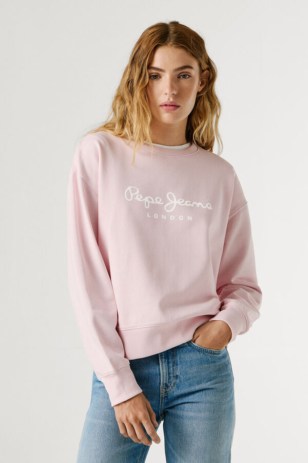 Pepe Jeans Sweatshirt gola redonda  rosa