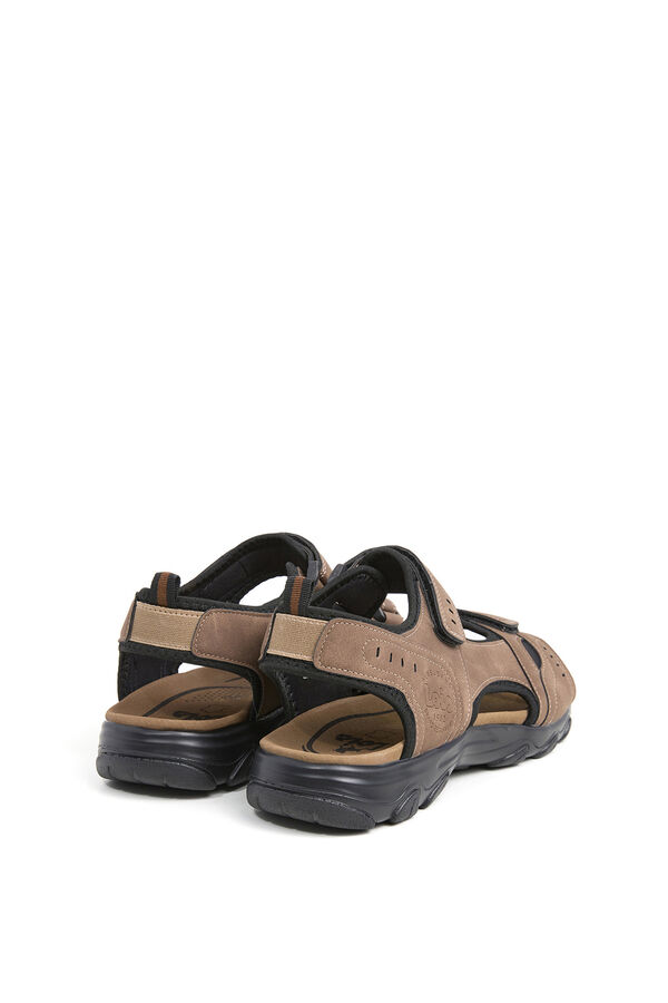 Lois Sand&aacute;lia casual dois fechos castanho