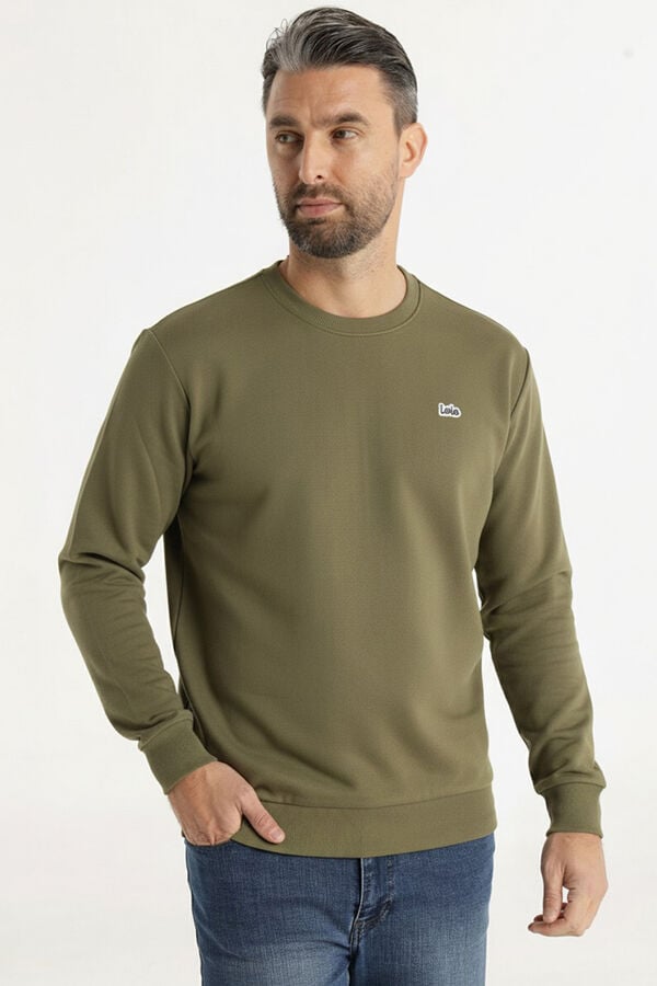 Lois Sweatshirt gola caixa verde