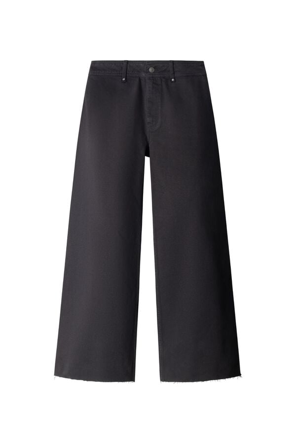 Springfield Jeans sailor cintura alta color negro
