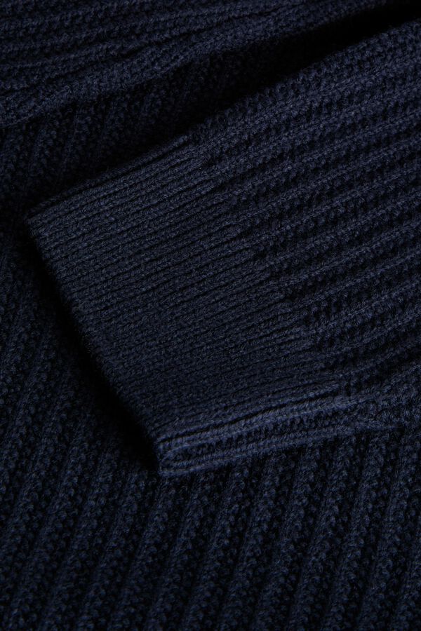 Jack & Jones Camisola relaxed gola redonda azul
