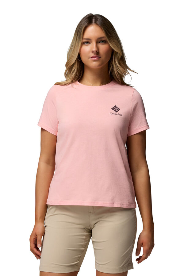 Columbia Camiseta con estampado Rolling Bend&trade; rosa