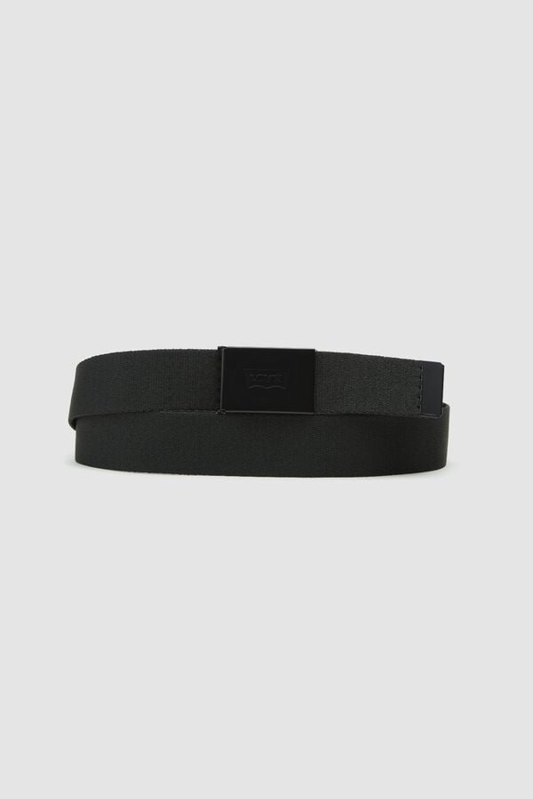 Levi's Cinto fivela met&aacute;lica preto