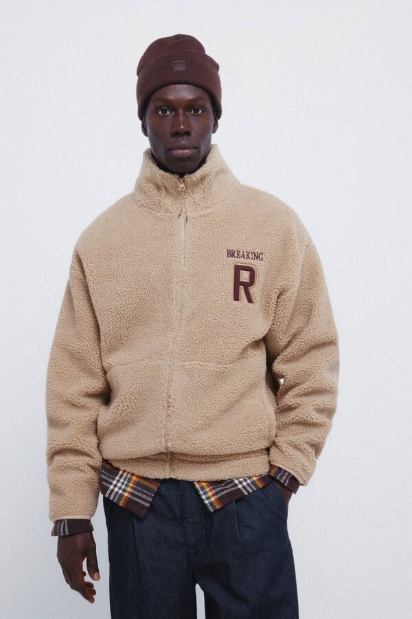 Springfield Sweatshirt borrego arrasa bege