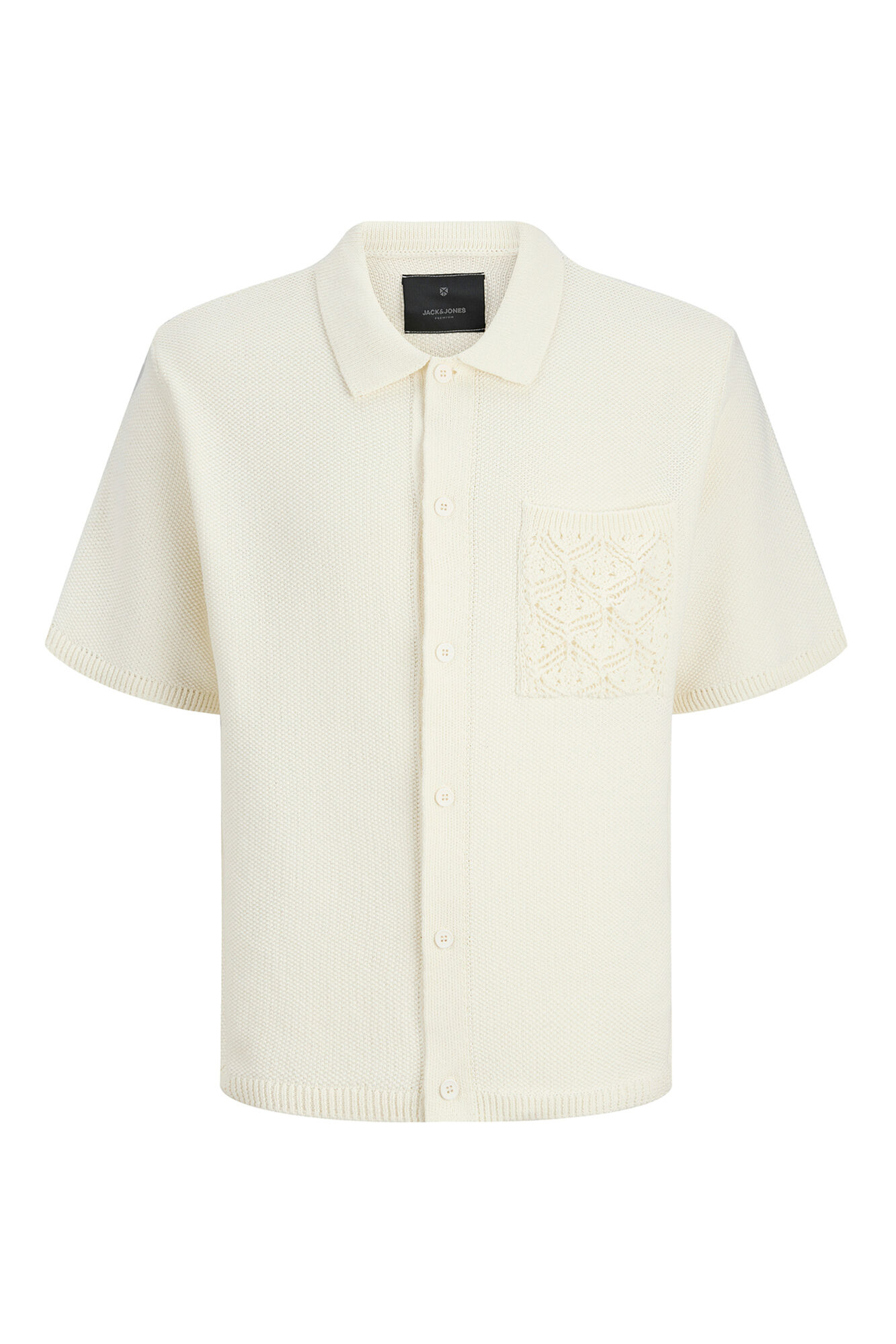 Jack & Jones Polo de crochet com caimento relaxado