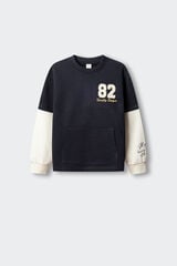 Springfield Kids Sweatshirt de manga dupla para menino azul