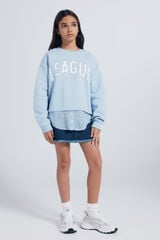 Springfield Kids Sweatshirt feminino da liga azul