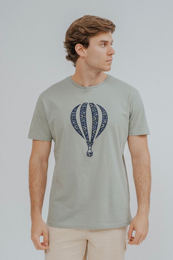 Celopman T-shirt bal&atilde;o verde