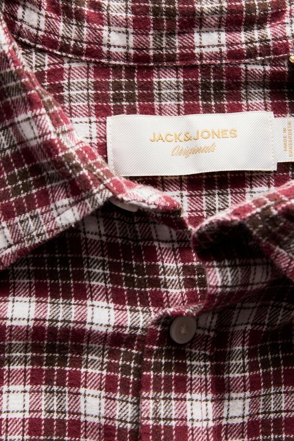 Jack & Jones Camisa de flanela rosa