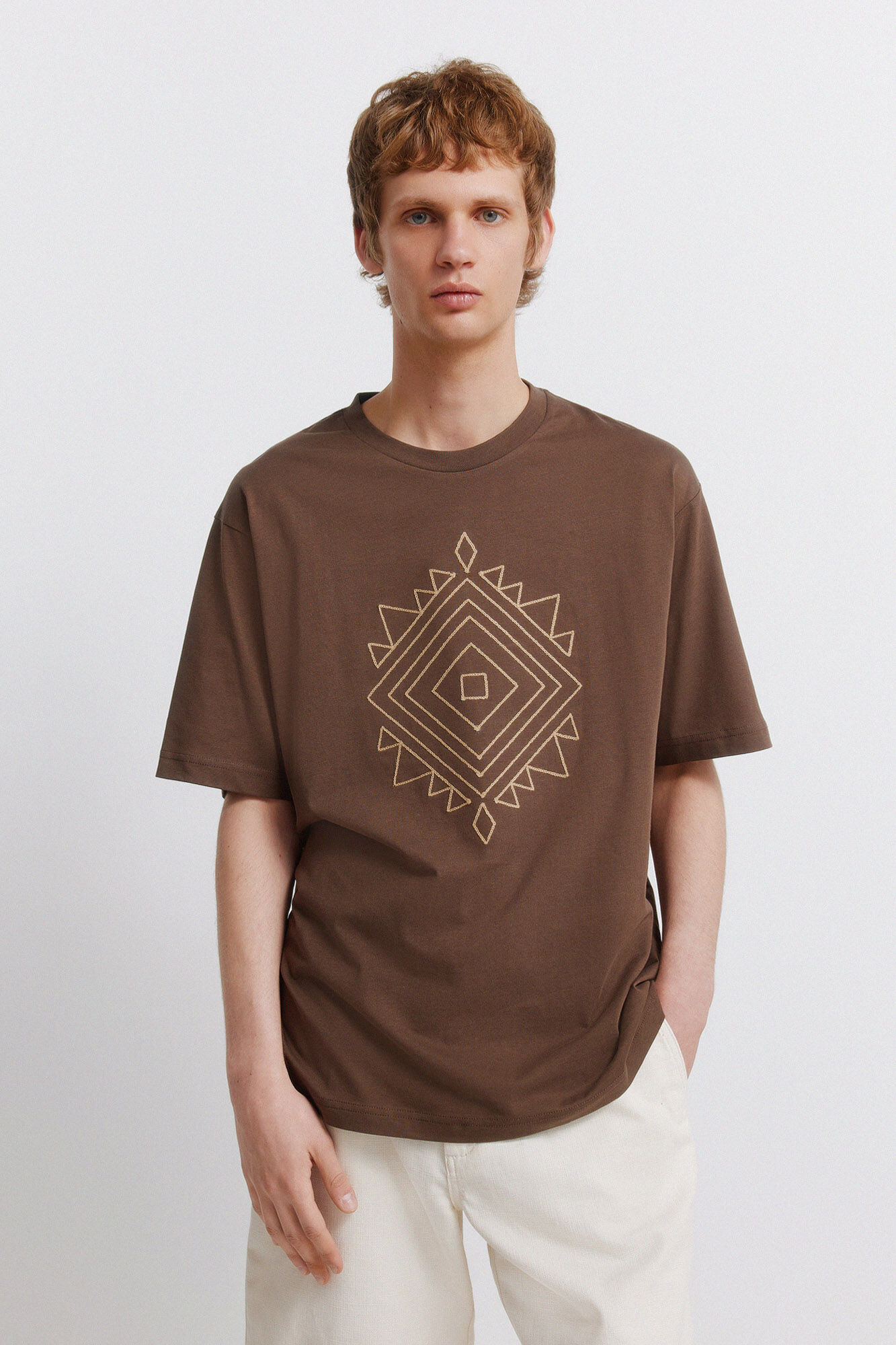 Springfield T-shirt bordado &eacute;tnico