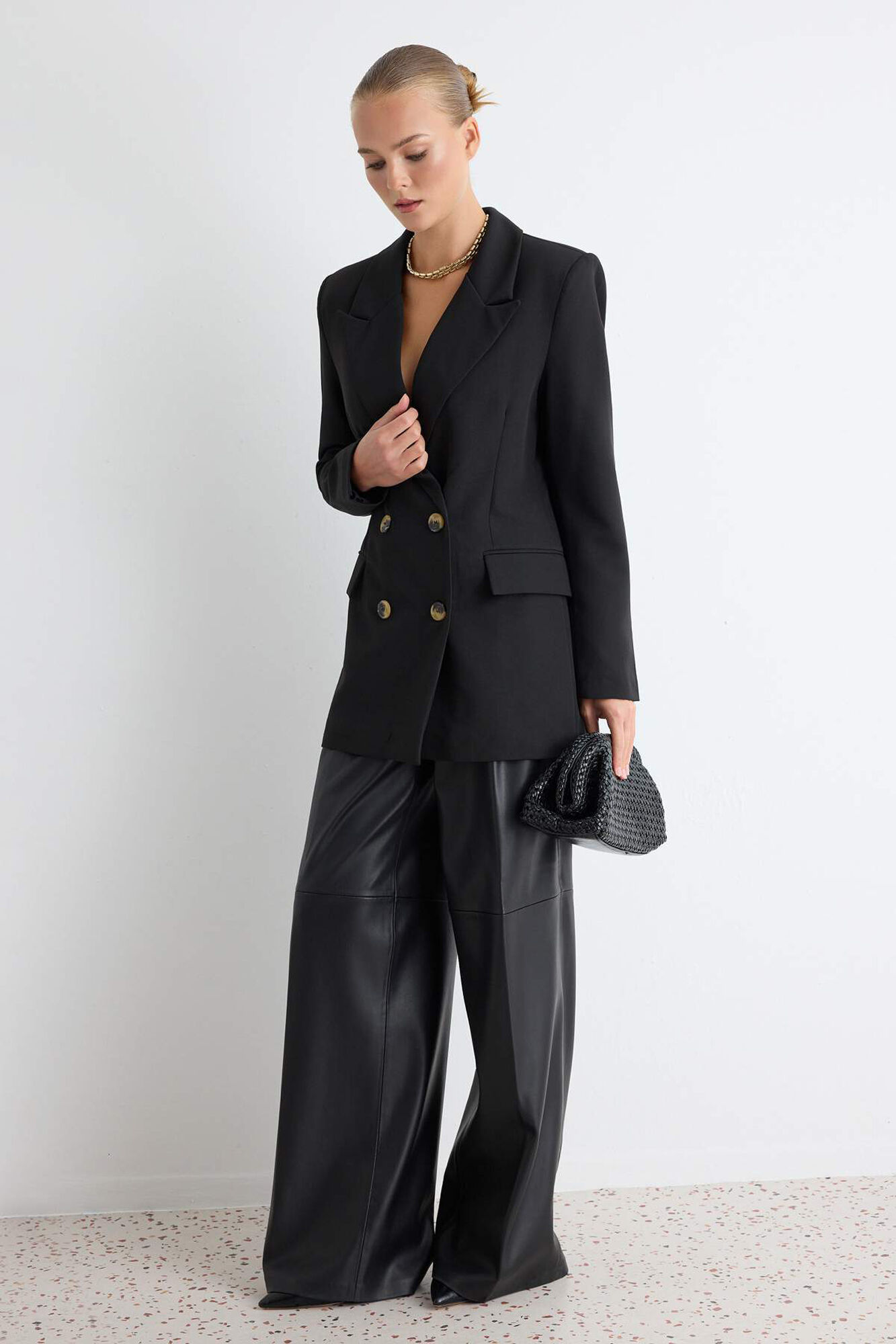 Trendyol Blazer de trespassado