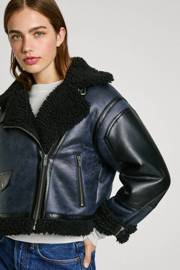 Pepe Jeans Jaqueta dupla face azul