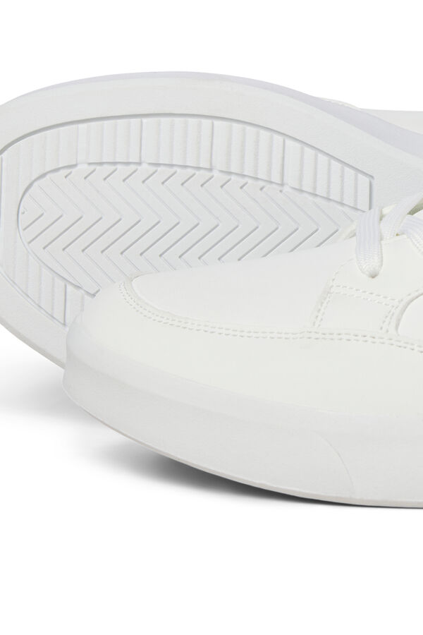 Jack & Jones Sneakers casuais com sola de borracha branco
