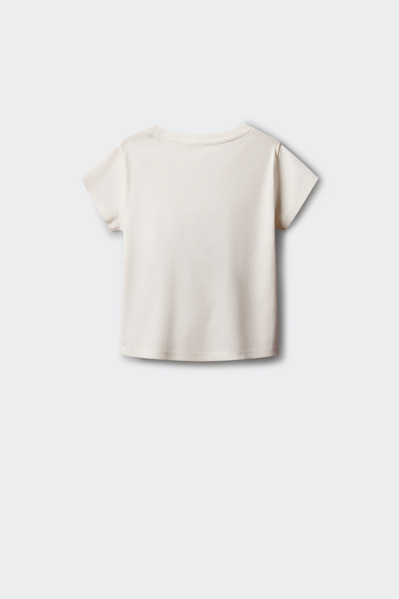 Springfield Kids T-shirt manga curta canelada para menina