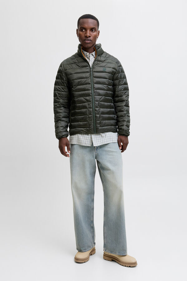 Jack & Jones Blusão acolchoada leve verde
