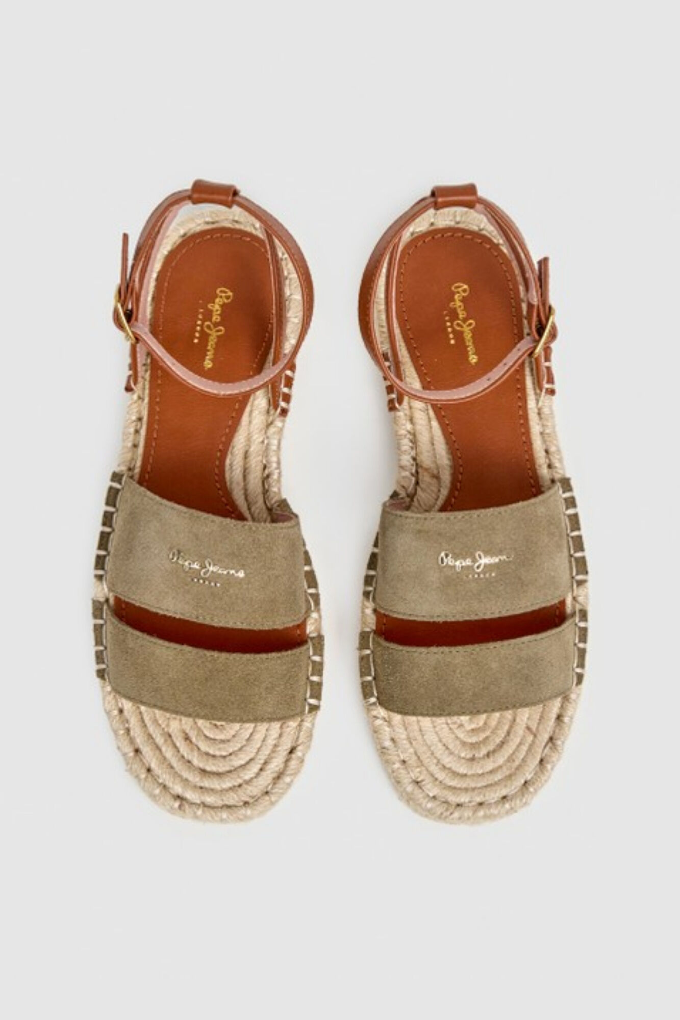 Pepe Jeans Sandalias planas en ante