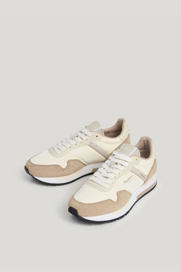 Pepe Jeans Sapatilhas estilo running bege