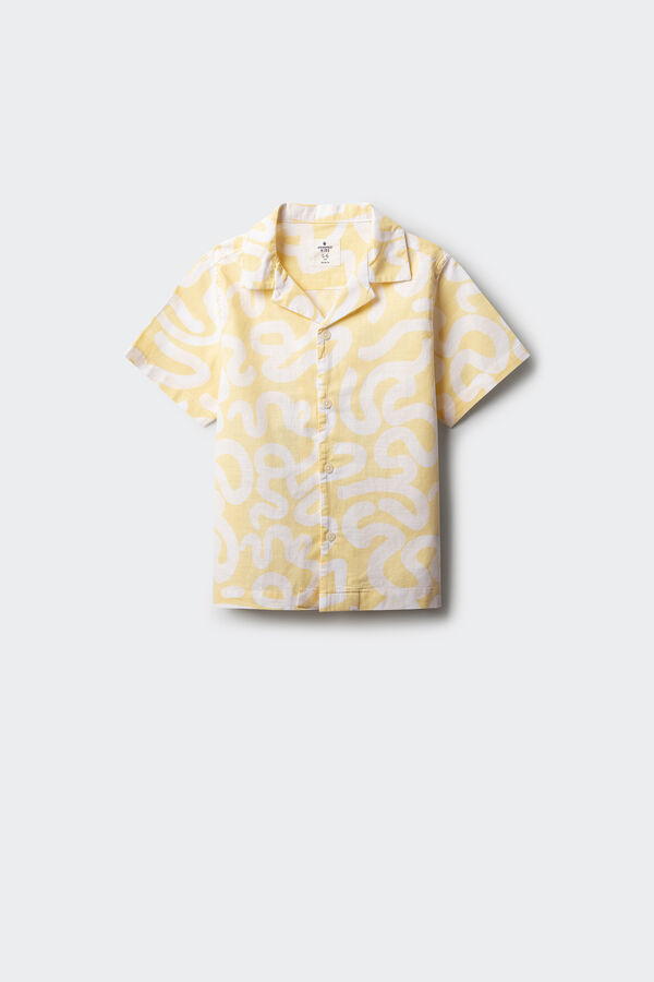 Springfield Kids Camisa geométrica para meninos estampado