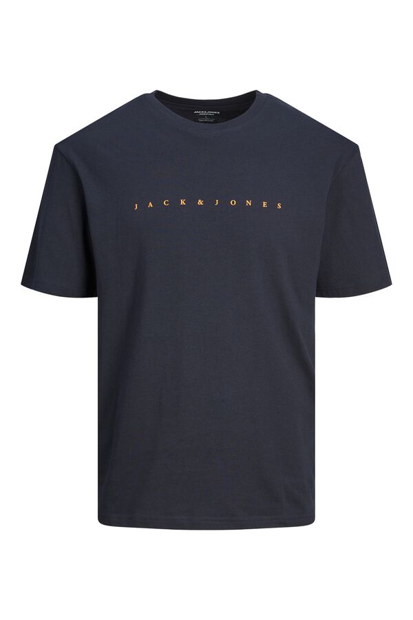 Jack & Jones PLUS T-shirt de manga curta com logo azul