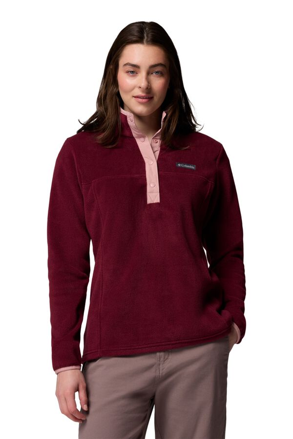 Columbia Forro polar com meio fecho-&eacute;clair estampado