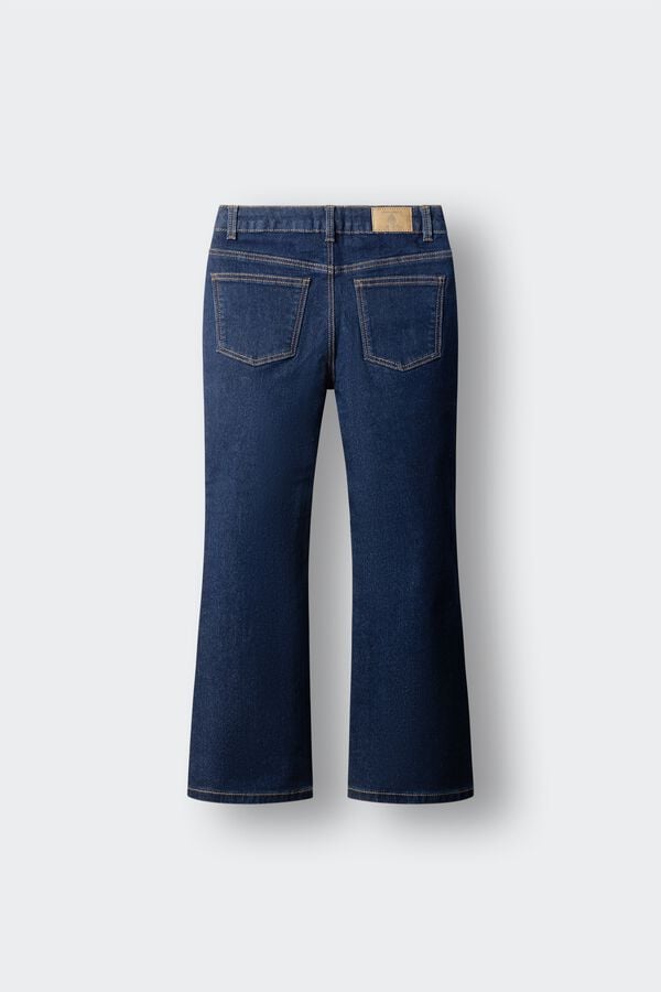 Springfield Kids Cal&ccedil;as jeans flare menina azul