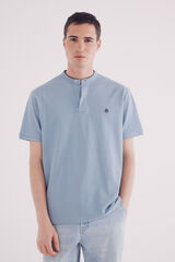 Springfield Polo mao piqué regular fit azul