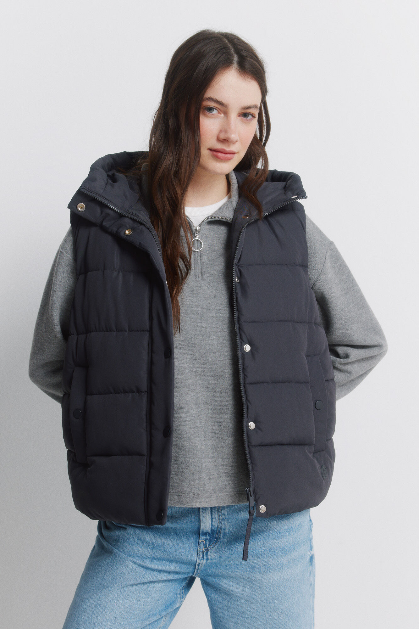 Springfield Colete acolchoado com capuz