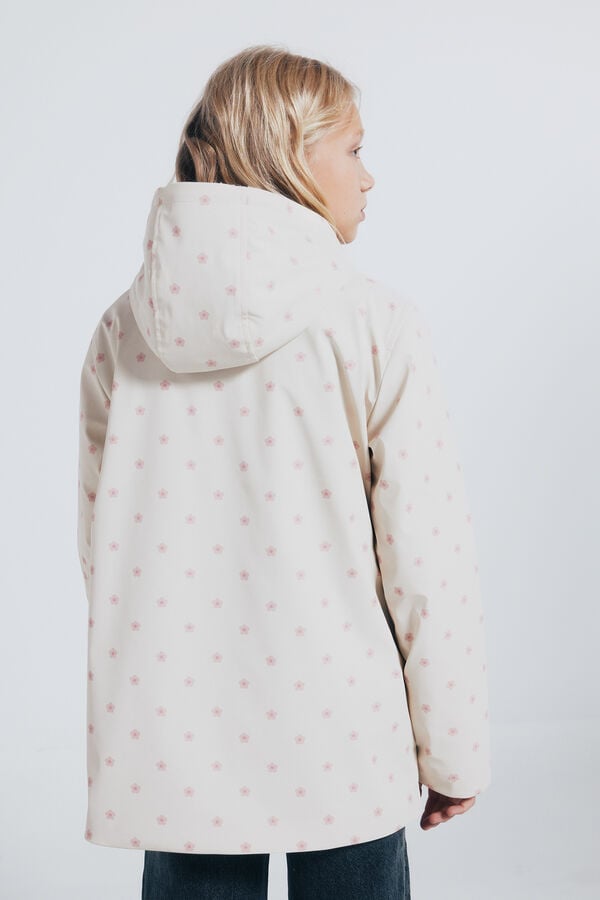Springfield Kids Jaqueta emborrachada de bolinhas para menina estampado