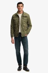 Superdry Casaco militar ic&oacute;nico Caqui escuro