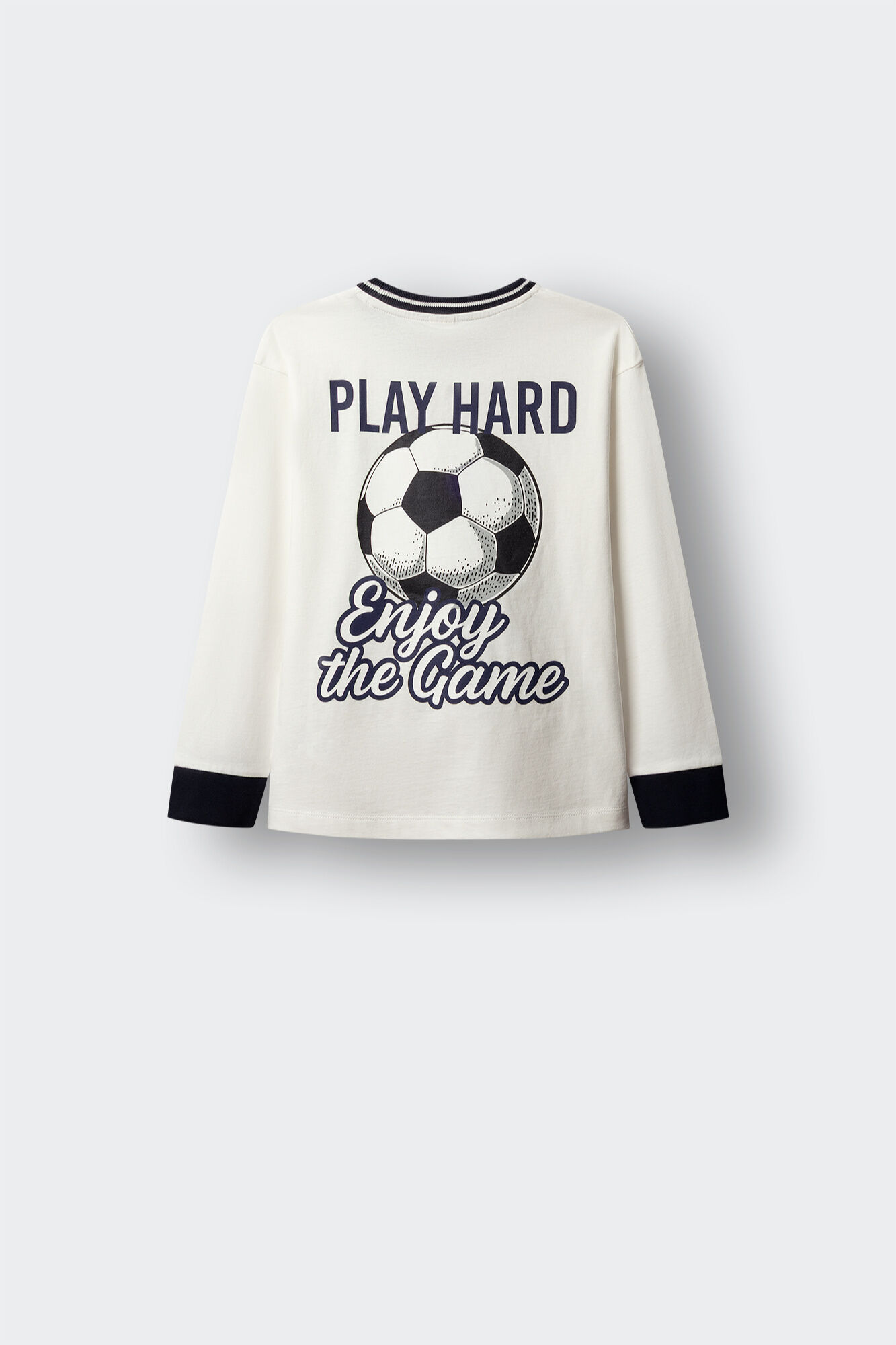 Springfield Kids T-shirt de manga comprida com bola de futebol para crian&ccedil;a