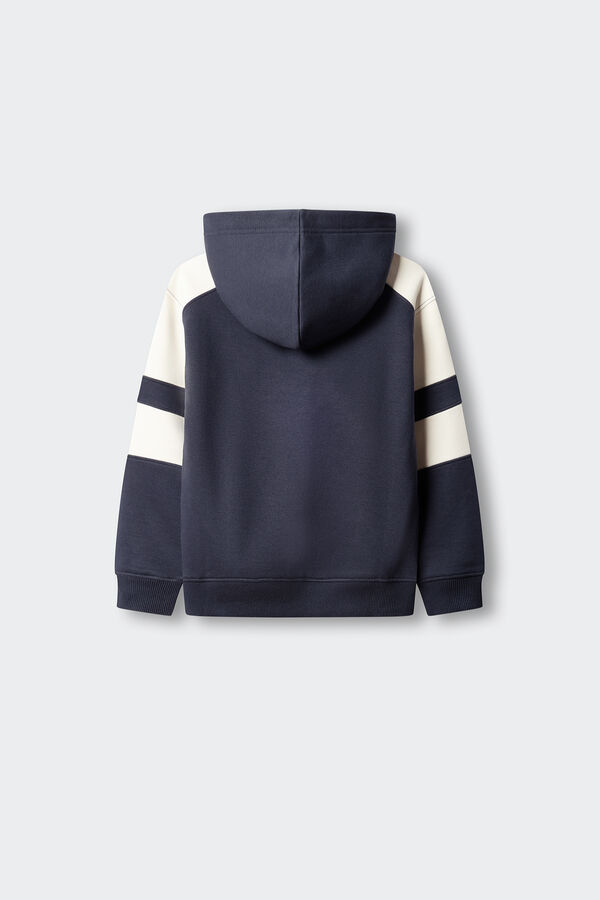 Springfield Kids Sweatshirt &aacute;rvore &agrave;s riscas para crian&ccedil;a azul