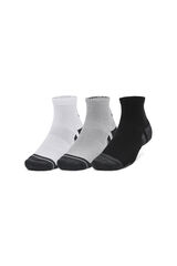 Under Armour Pacote com 3 meias cano curto masculinas cinzento