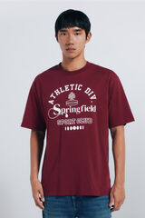 Springfield Camiseta esportiva Springfield. Divis&atilde;o vermelho
