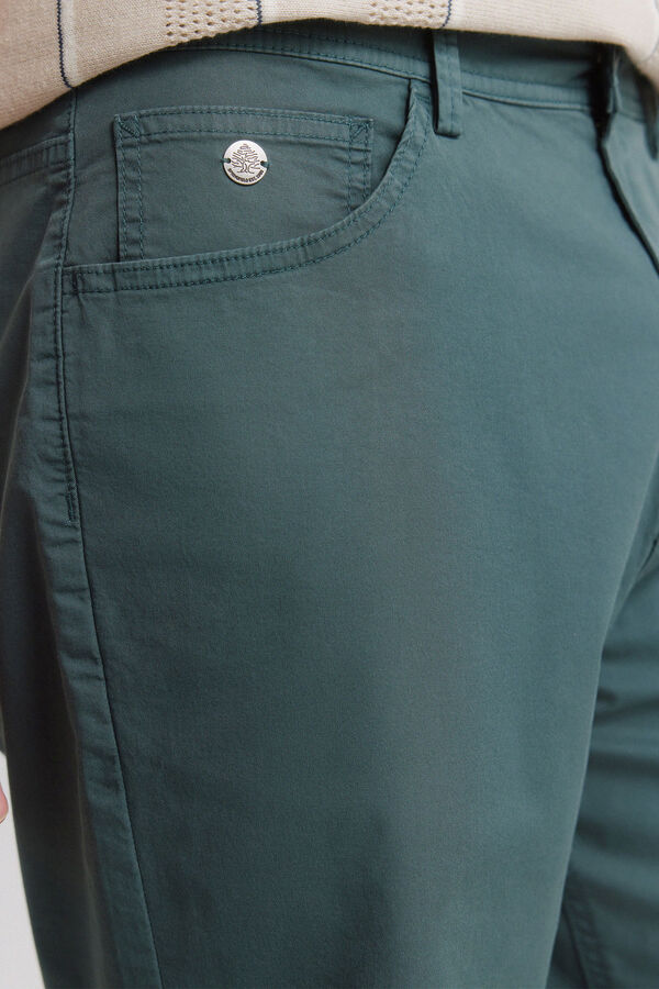 Springfield Bermudas leve 5 bolsos lavagem regular fit azul