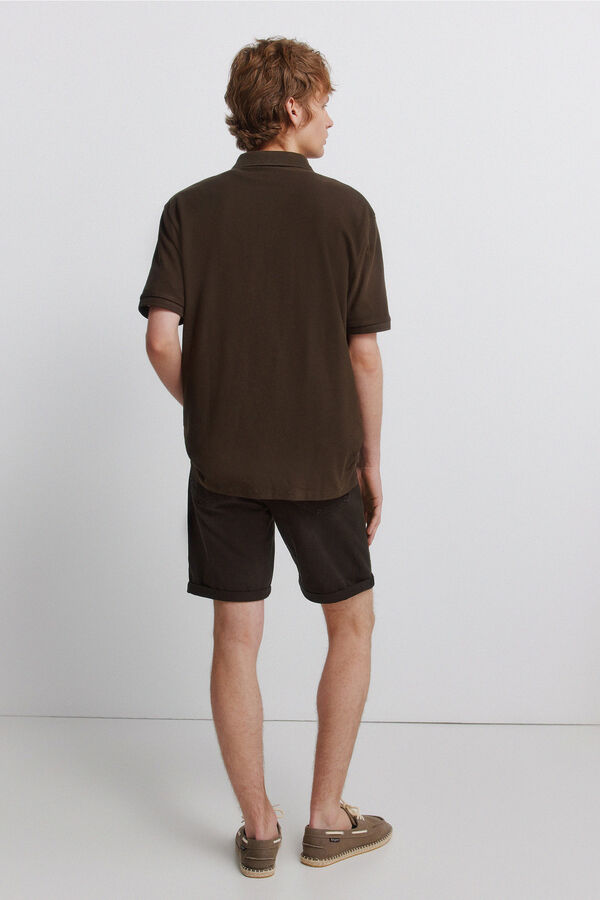 Springfield Bermudas 5 bolsos lavada slim fit cru