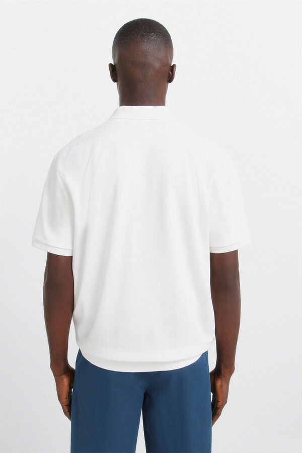 Springfield Polo em estrutura regular fit branco