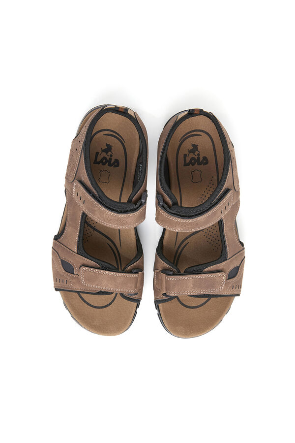 Lois Sand&aacute;lia casual dois fechos castanho