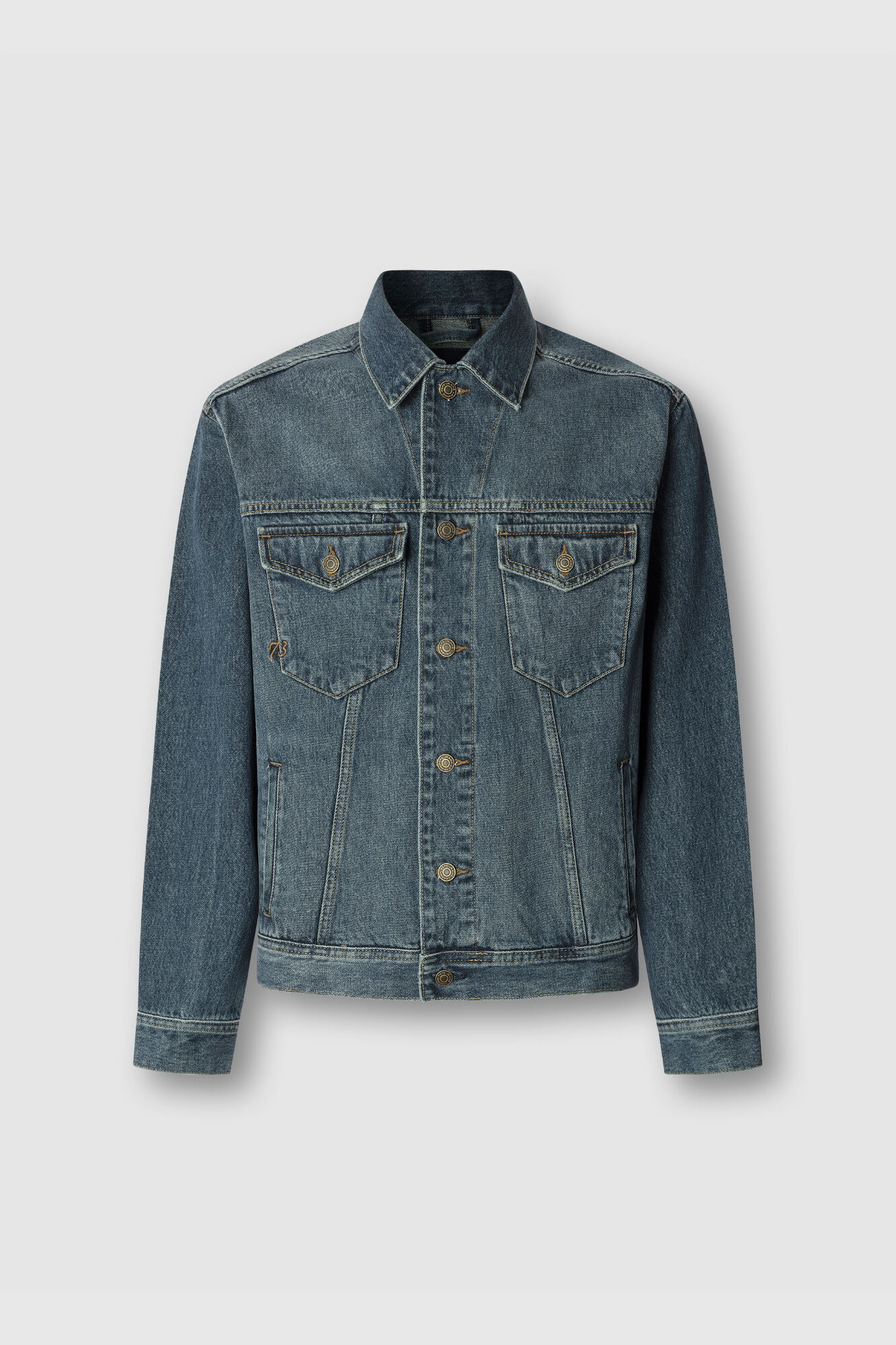Pepe Jeans Casaco trucker denim oversize