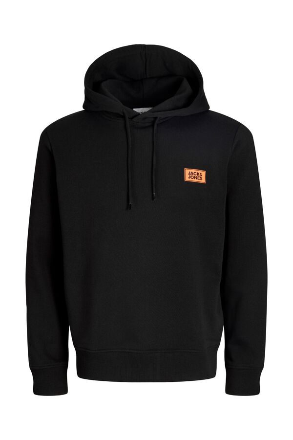 Jack & Jones Sudadera regular con capucha negro