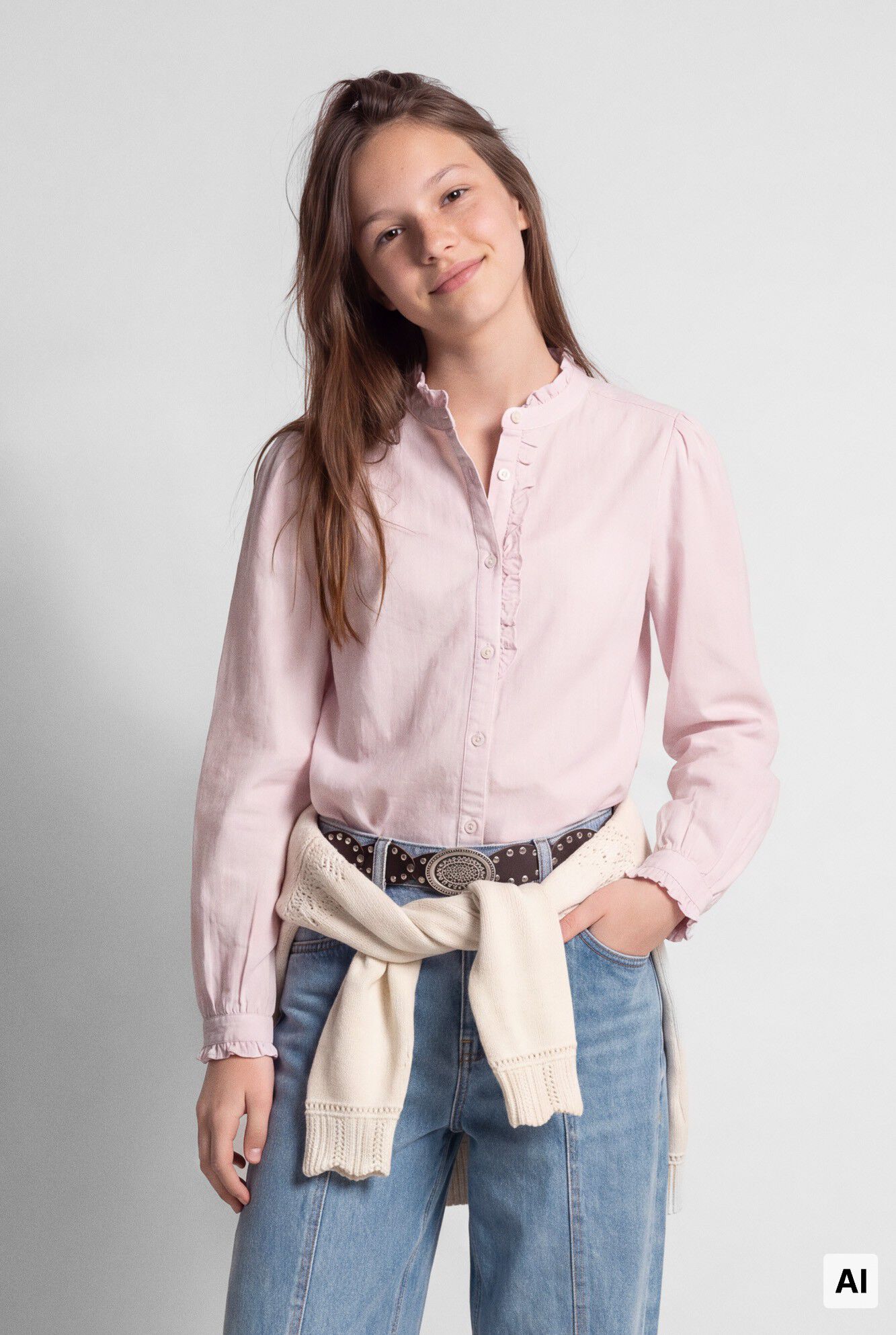 Springfield Kids Blusa oxford menina